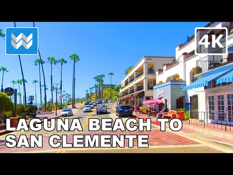 [4K] Driving from Laguna Beach to San Clemente - Pacific Coast Highway - California Road Trip video thumbnail